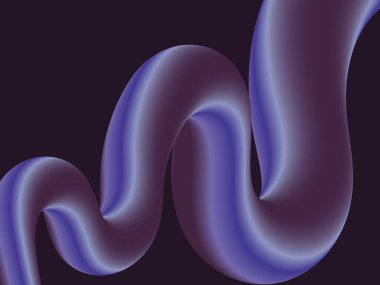 Sıvı eğimli soyut bir arkaplan. 3d illüstrasyon.