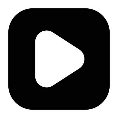 müzik çalar simgesi. vektör illüstrasyonu