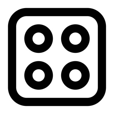 Soket. Web simgesi basit illüstrasyon