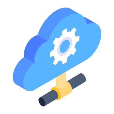 Bulut hesaplama. Web simgesi