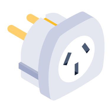 Robot kafa simgesi. Web için temizlik ekipmanı vektör simgelerinin basit çizimi