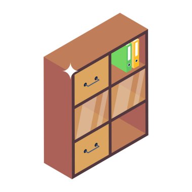 mobilya vektör simgesi modern basit illüstrasyon