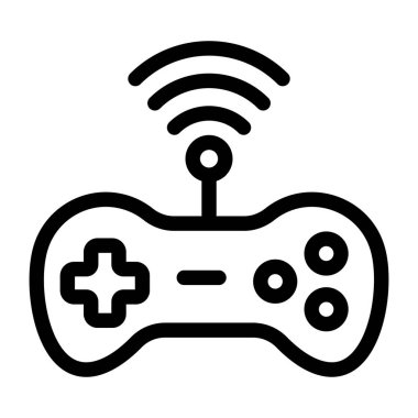 Oyun kolu. Web simgesi basit illüstrasyon