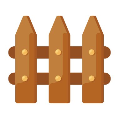 Ahşap arkaplan vektör çizimi olan ahşap çit