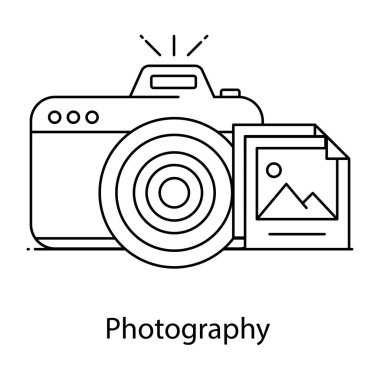 Web ve mobil uygulama tasarımınız için beyaz arkaplanda izole edilmiş kamera simgesi vektörü, video logosu kavramı