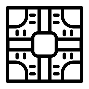 Bina. Web simgesi basit illüstrasyon