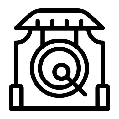 seo ve geliştirme düz vektör simgesi.