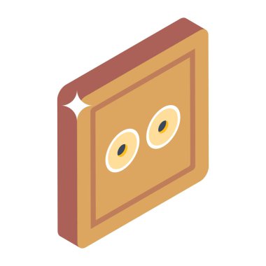 Kitabın tek izole edilmiş simgesinin vektör illüstrasyonu