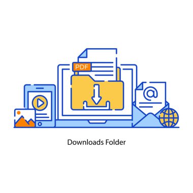 seo modern simgesinin vektör illüstrasyonu