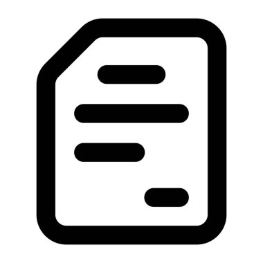 Dosya. Web simgesi basit illüstrasyon