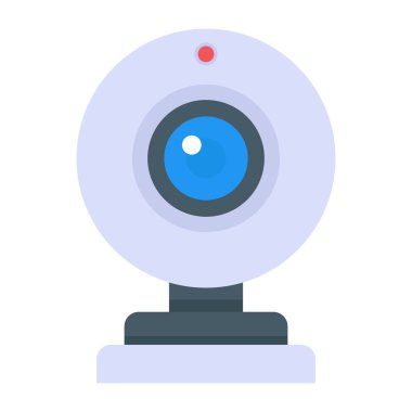 Kamera. Web simgesi basit illüstrasyon