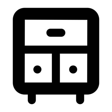 mobilya düz vektör simgesi