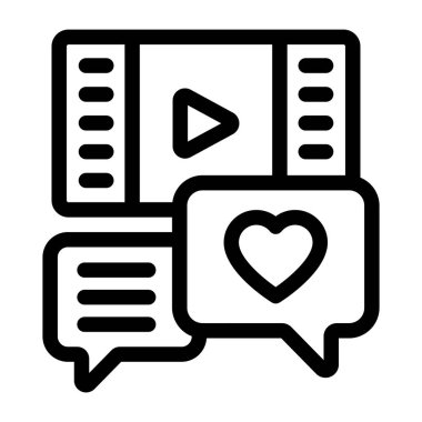 mobil ve pazarlama satırı simgesi.