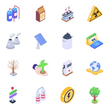 Web tasarımı için vektör simgeleri kümesi 