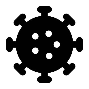 Virüs. Web simgesi basit tasarım 