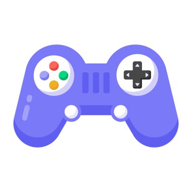 Oyun çubuğu simgesi. Beyaz arkaplanda izole edilmiş web tasarımı için gamepad vektör simgelerinin izometriği
