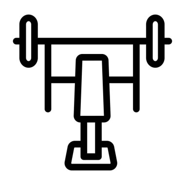 ağırlık kaldırma vektörü simgesi.