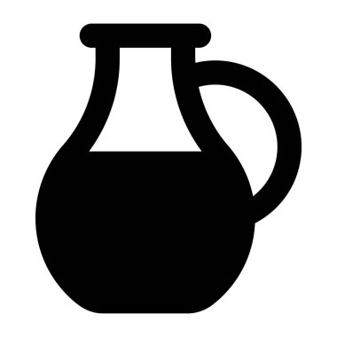 Sürahi. Web simgesi basit tasarım