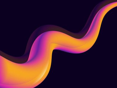 Renkli satırlarla soyut arkaplan