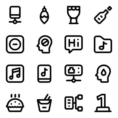 Kişisel ve ticari kullanım için web ve kullanıcı arayüzü simgeleri...