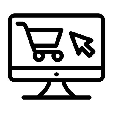 Alışveriş arabası. Basit tasarım