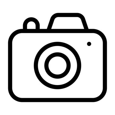 kamera simgesi vektör illüstrasyonu