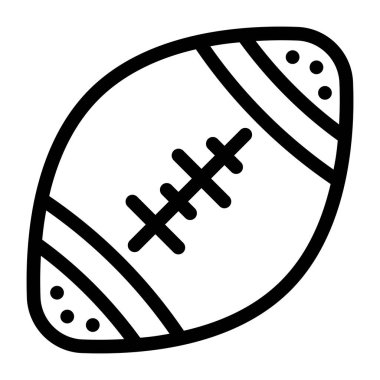 Ragbi topu. Basit resimleme