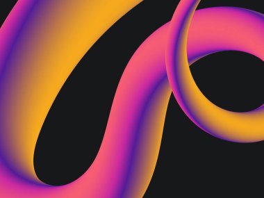 Renkli çizgilerle soyut arkaplan. vektör illüstrasyonu