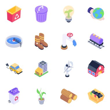 Basit tasarım web simgeleri kümesi 