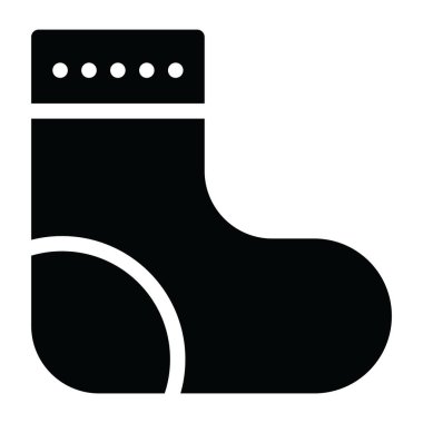 Çorap. Web simgesi basit illüstrasyon