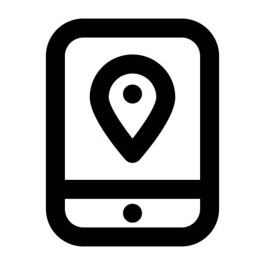 Cep telefonu. Web simgesi