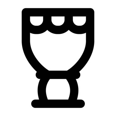 Kupa. Web simgesi basit tasarım