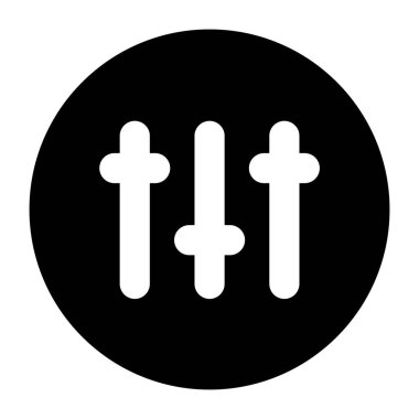 müzik çalar simgesi, vektör illüstrasyonu