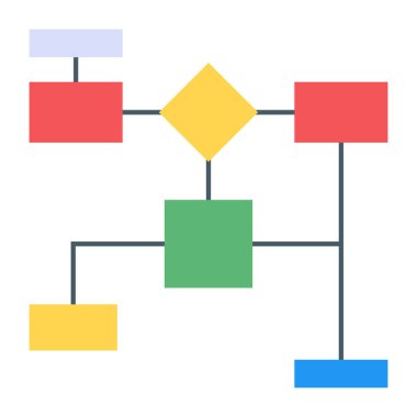 Web, mobil ve bilgi grafikleri için iş yönetimi simgesi. vektör illüstrasyonu