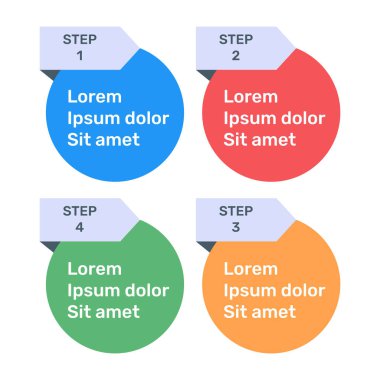 İş bilgisi şablonunun vektör illüstrasyonu