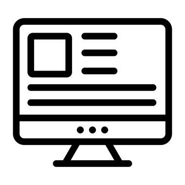 seo ve optimizasyon çizgisi vektör simgesi.