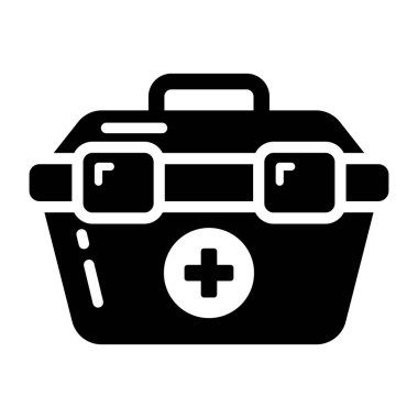 İlk yardım kiti vektör illüstrasyonu