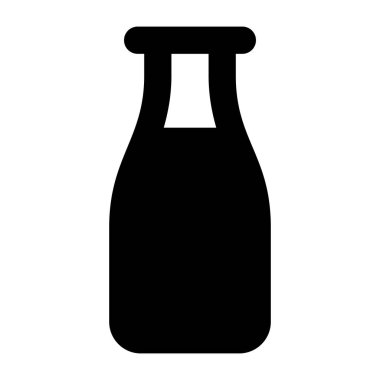 Şişe. Web simgesi basit illüstrasyon