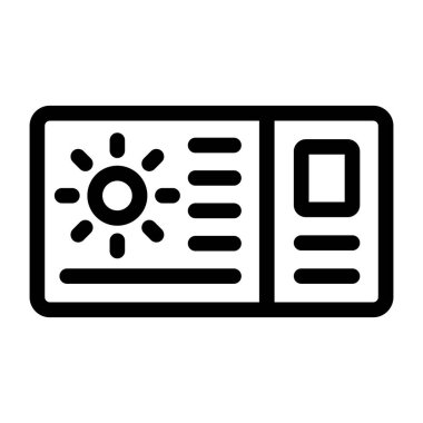 Kitap. Web simgesi basit illüstrasyon