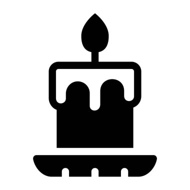 kek ikonu vektör illüstrasyonu