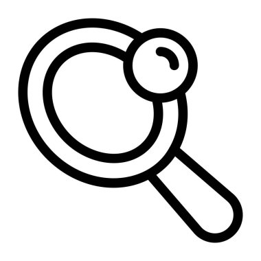 Steteskop. Web simgesi basit illüstrasyon