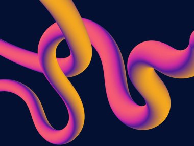 Renkli satırlarla soyut arkaplan