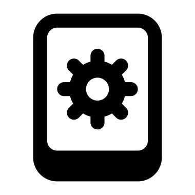 ayar simgesi vektör illüstrasyonu