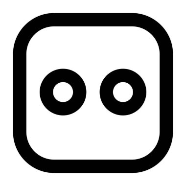 yüz simgesi, vektör çizimi