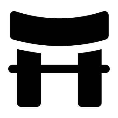 Kapı. Web simgesi basit illüstrasyon