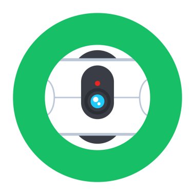 Kamera simgesi. Web için vektör simgelerinin basit illüstrasyonu