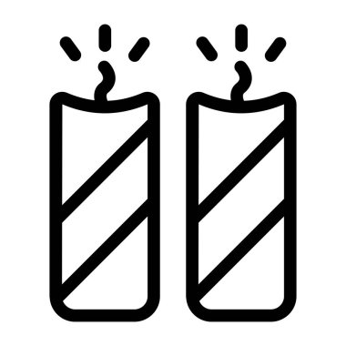 yiyecek ve içecek satırı vektör simgesi.