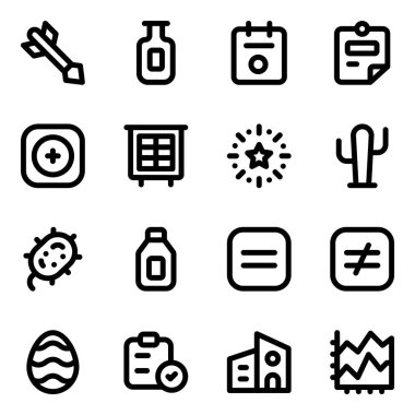 yağ ve gaz vektör simgesi ayarlandı