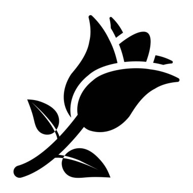 Bir bitki simgesinin vektör illüstrasyonu