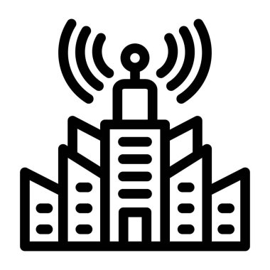 Cep telefonu. Web simgesi basit illüstrasyon